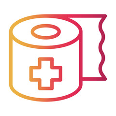 bandages Line Gradient Icon