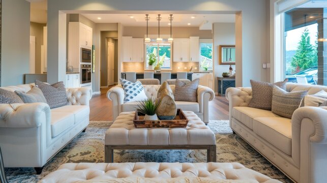 An interior shot of a beautifully staged home, showcasing the importance of presentation in selling properties.