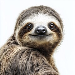 close up of a sloth