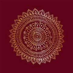 Vector hand drawn doodle mandala. Ethnic mandala with colorful tribal ornament. Isolated. Bright colors