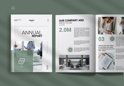 Annual Report Brochure Template