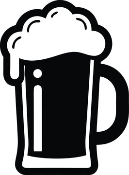 recommend clip art: beer glass bottle icon symbol. beer vector illustration