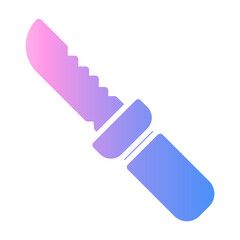 hunter knife Gradient icon