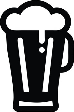 recommend clip art: beer glass bottle icon symbol. beer vector illustration