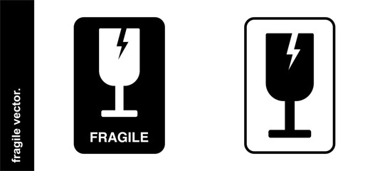fragile vector icon pack