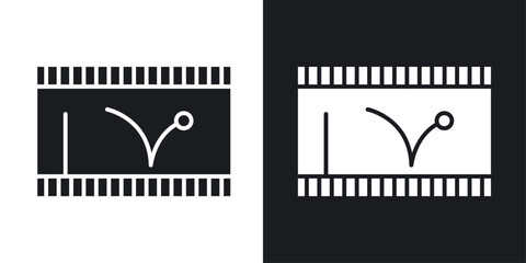 Animated vector icon set in solid style.