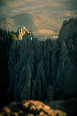 sunrise in the mountains