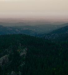 Rolling hills of a national forest