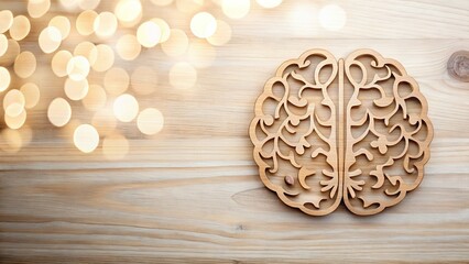 Eco-Friendly Sustainable Global Mindset Concept - Flat Lay Wooden Background Stock Photo