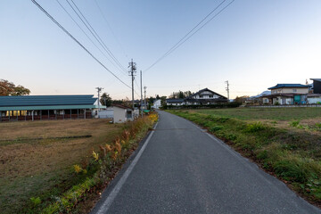 Fototapeta premium Historic old road “Salt Road” which is also a long distance hiking course and its surroundings