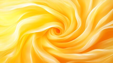 Obraz premium Close-Up of Beautiful Yellow Rose Petals Swirling in Soft Light, 3d abstract background design