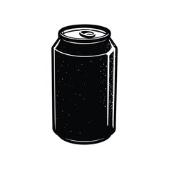 can of a silhouette art