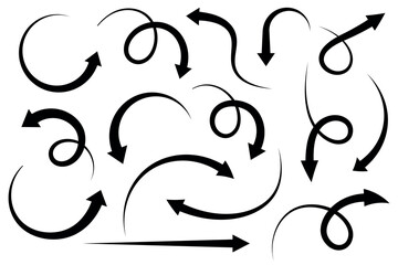 Arrow crayon brush fun kid chalk line stroke. Sketch chalk pencil texture line kid fun arrow icon.