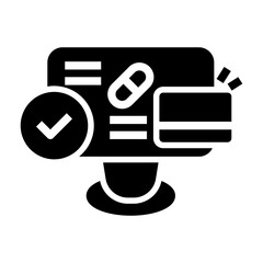 online pharmacy Solid icon