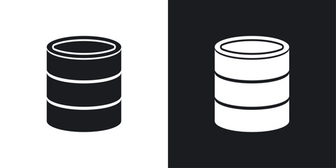 Can food icons pack in solid style