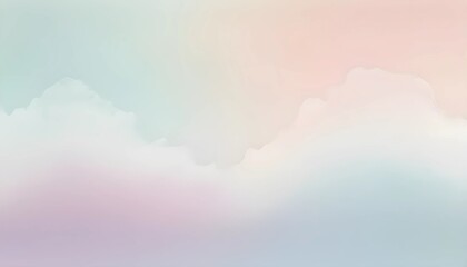 Calm Hues: Abstract Pastel Watercolor with Blended Color Tones