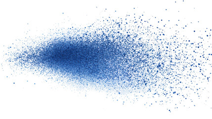 Obraz premium abstract blue background with bubbles isolated on white background 