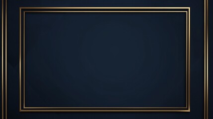 Elegant dark blue textured panel framed by thin gold molding provides a luxurious background for sophisticated branding or print projects.