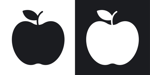 Apple icons pack in solid style