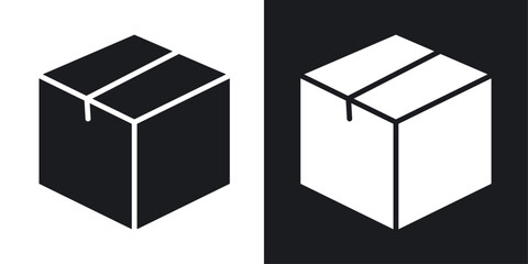 Box icons pack in solid style