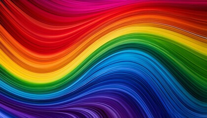 Obraz premium colorful rainbow wave wallpaper background