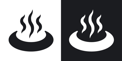 Onsen icons pack in solid style