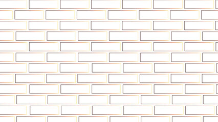 Obraz premium White brick wall background pattern . building architecture brick wall concrete abstract backgrounds 