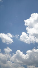 blue sky with clouds