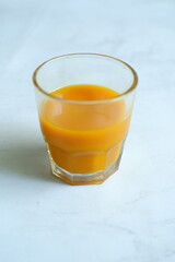 glass of turmeric herbal drink 