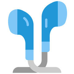 earphone flat icon