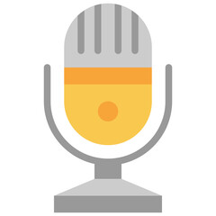 microphone flat icon