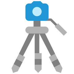 tripod flat icon