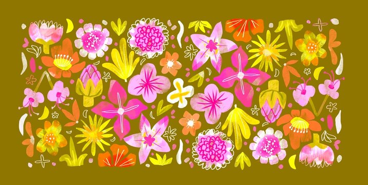 Spring botanical background 