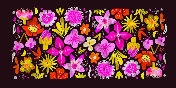 Spring botanical background 
