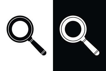 Stylish Magnifier Illustration. High-Resolution Search Icon Vectors