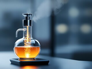 Siphon Coffee Maker with Glowing Brew