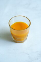 glass of healthy drink or jamu tradisional 