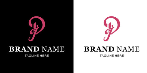 Creative DJ Letter Logo,JD Abstract Monogram, Illustration, Design Inspiration, Vector, Icon