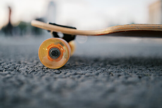 longboard on the street
