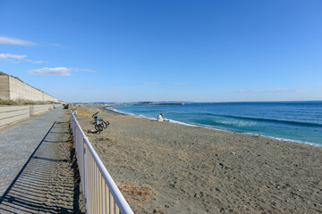 湘南・ 茅ヶ崎の海岸