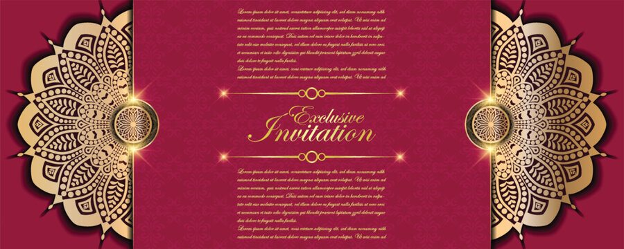 Luxury ornamental mandala background with golden arabesque patterns, element for invitation, meditation poster, yoga, wedding, book cover, cover page, luxury mandala art illustration vector art