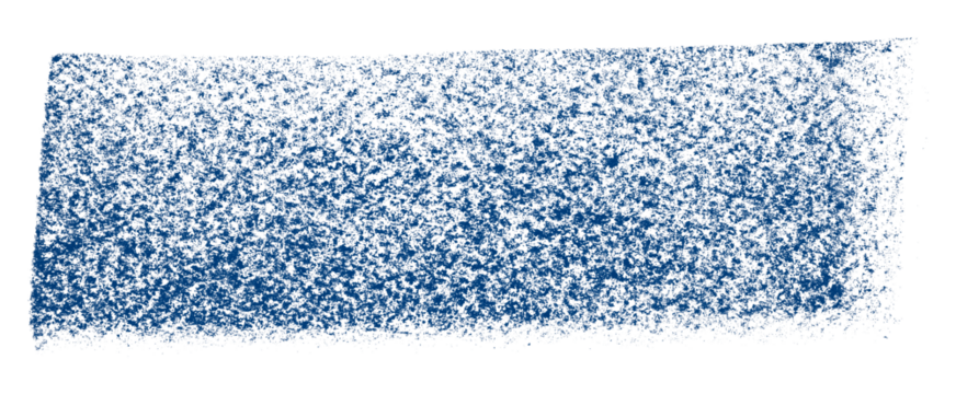 Separate blue crayon brush strokes on transparent background. - Powered by Adobe
