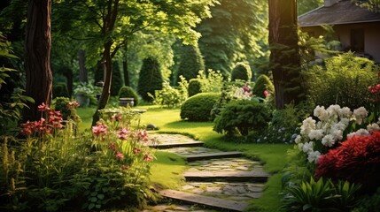 Fototapeta premium plants green garden