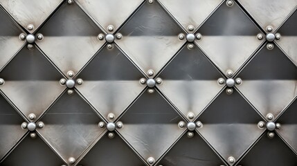 geometric metal diamond pattern