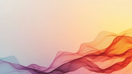 Serene Abstract Flowing Lines  Calming Gradient Background