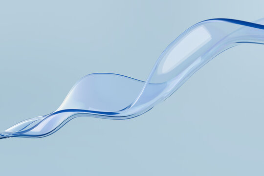 Glass abstract 3D background shapes