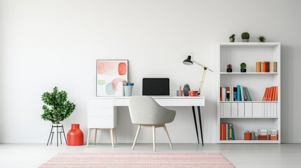 black beautiful office space