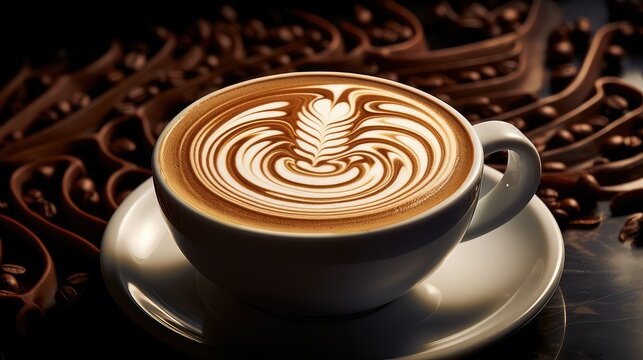 foam middle age coffee