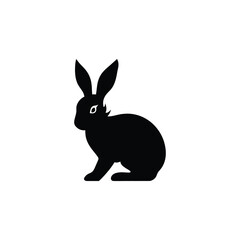 Obraz premium Silhouette of a rabbit