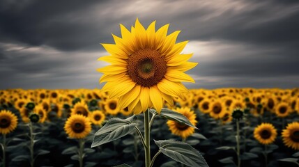 Fototapeta premium vibrant yellow and grey